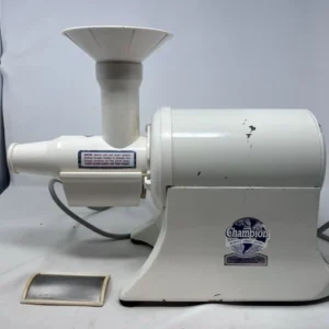 NEW LISTINGChampion Juicer G5-NG-853S White with Attachments Shown Tested & Working!