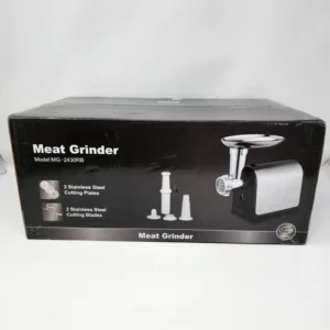 Electric Meat Grinder 2000W Max 3-in-1 Stainless Steel Mincer & Sausage Stuffer