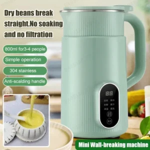 800ml Soy Milk Maker Multifunctional Wall Breaking Machine Automatic Maker