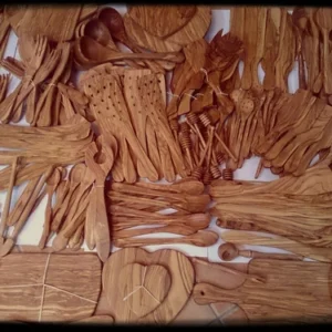 SkandWood Cooking Utensils - Wooden Kitchenware Handmade / Olive Wood 100+ items