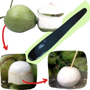 Knife Kitchenware Opener Coconut Shell Real Buffalo Horn Handle Tool Remover